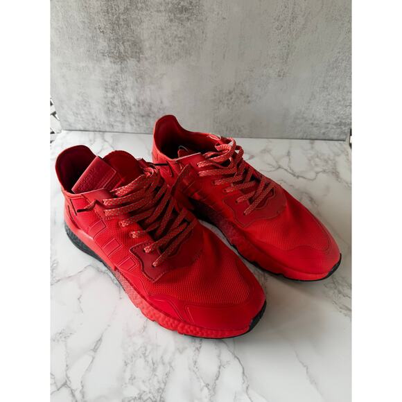 adidas Other - Adidas Nite Jogger Triple Red Boost Sneakers Mens 13 EF5415